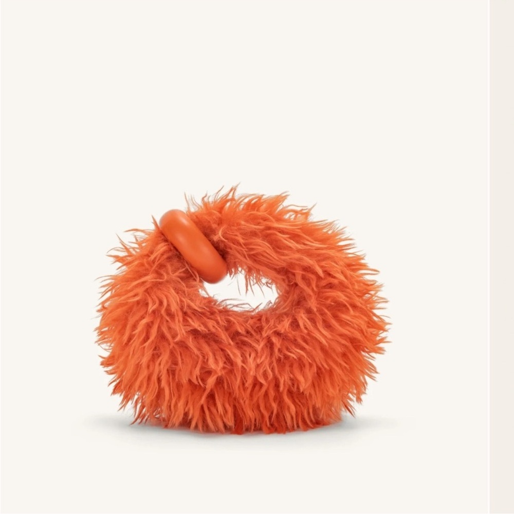 🍊 JW PEI ABACUS FAUX FUR MINI BAG - ORANGE 🍊